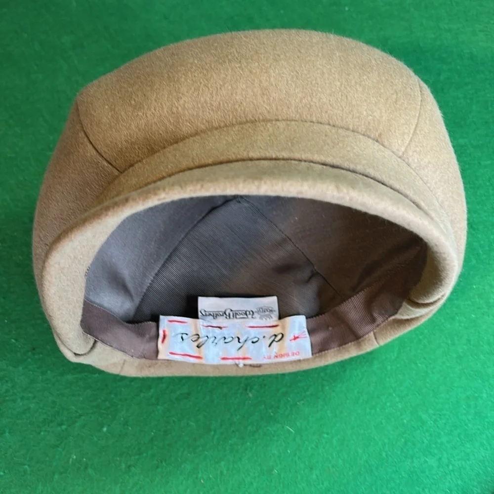 WOOLF BROTHERS VINTAGE BERET NEWSBOY FRENCH CAP SZ S
